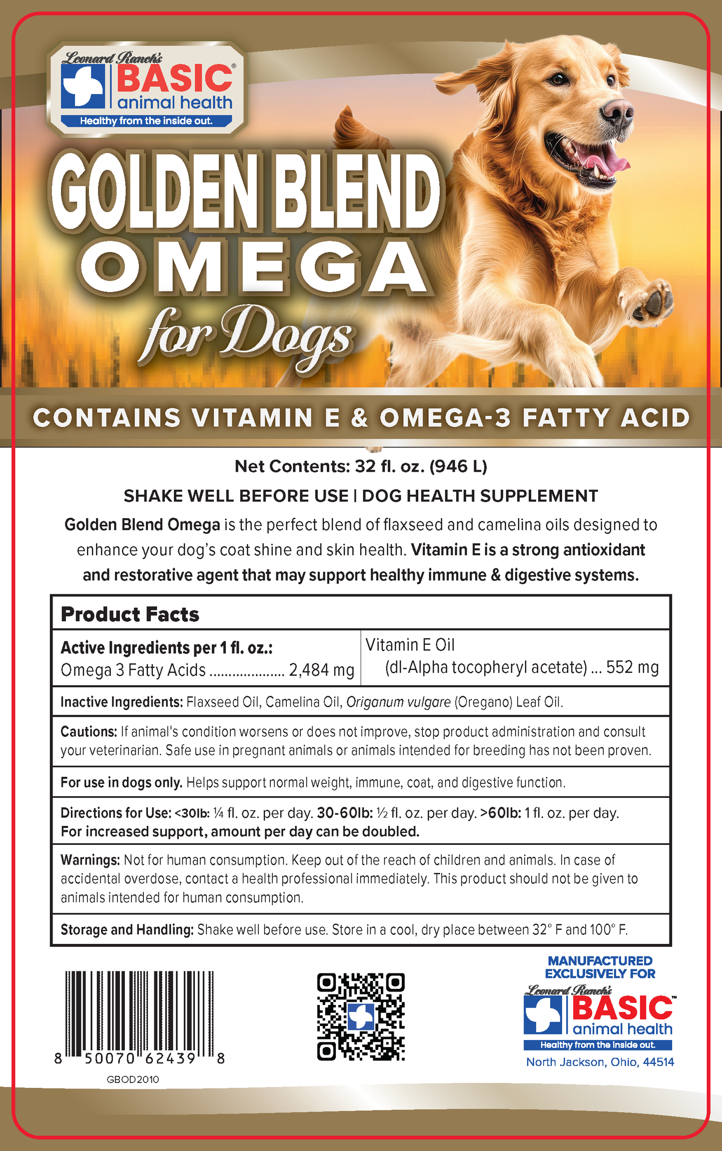 Golden Blend Omega