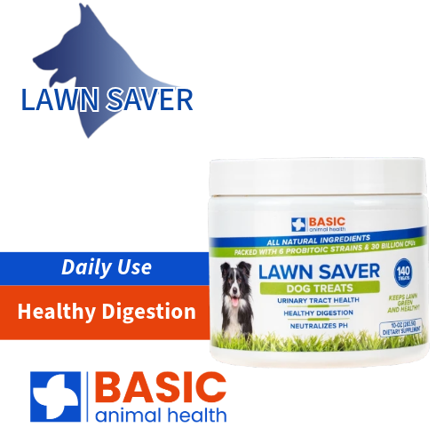 Lawn Saver Dog Treats - Grass Saver Supplement for dogs
