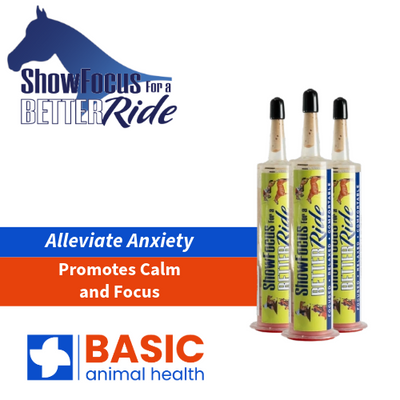 ShowFocus for a BetterRide Gel for Horses - 3 Pack