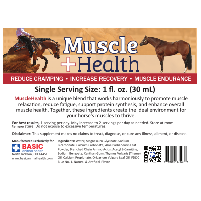 MuscleHealth Gel Supplement for Horses - 12 Pack