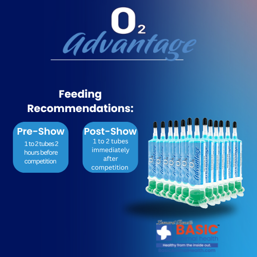 O2 Advantage Supplement for Horses improve stamina