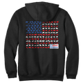 Animal American Flag Carhartt Hoodies