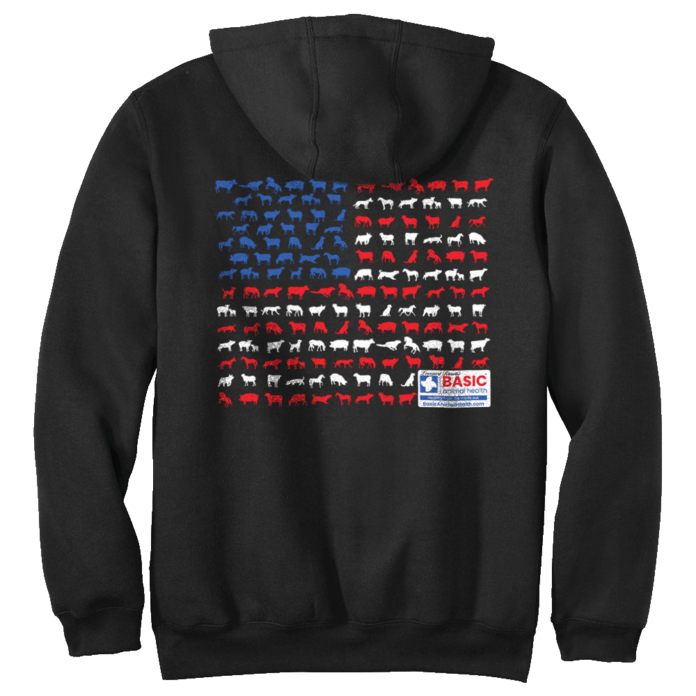 Animal American Flag Carhartt Hoodies