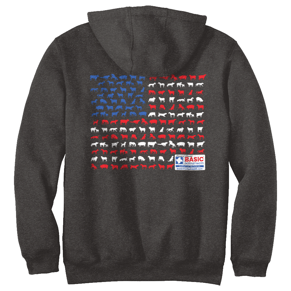 Animal American Flag Carhartt Hoodies