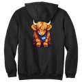 Baby Highland Cow Carhartt Hoodies