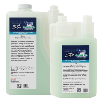 GutHealth Xtra Strength Liquid Supplement for Livestock
