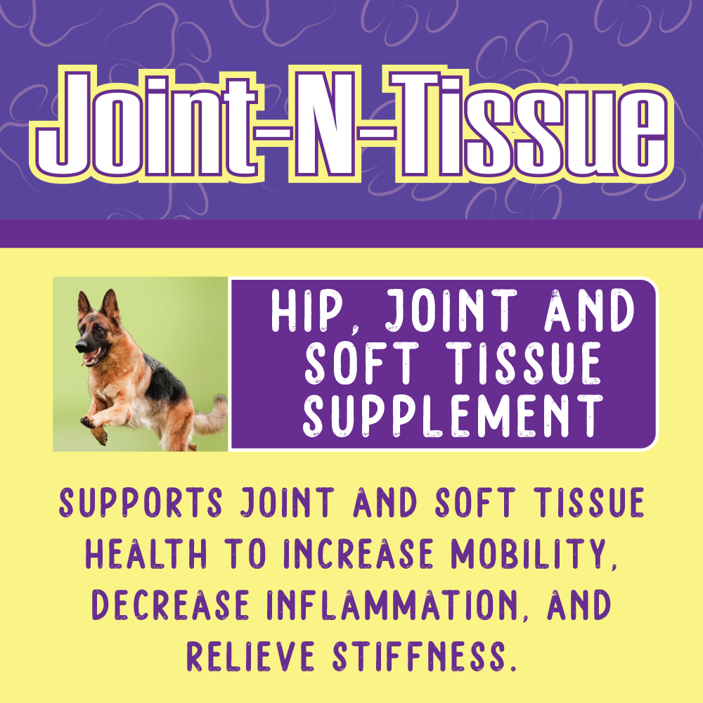 Joint-N-Tissue Health for Dogs label