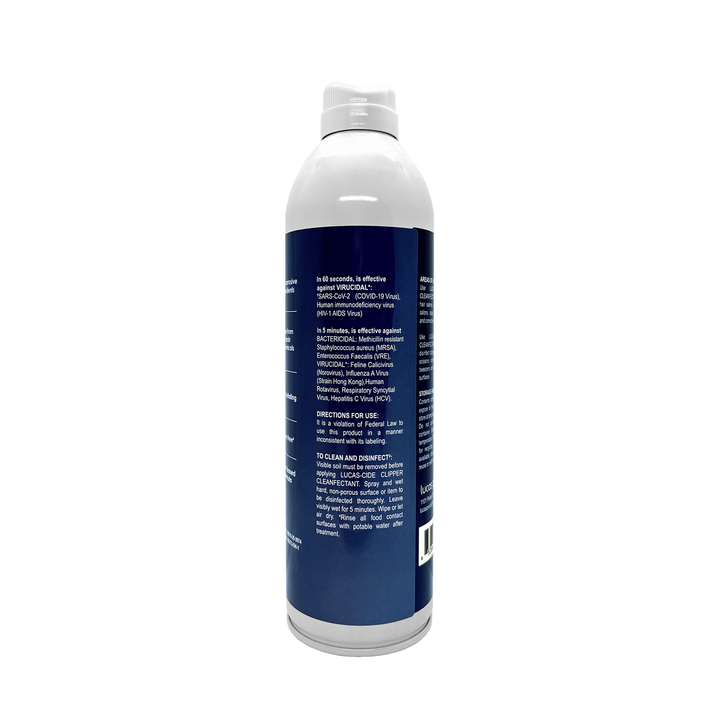 LUCAS-CIDE Clipper Cleanfectant Spray - 16 oz.