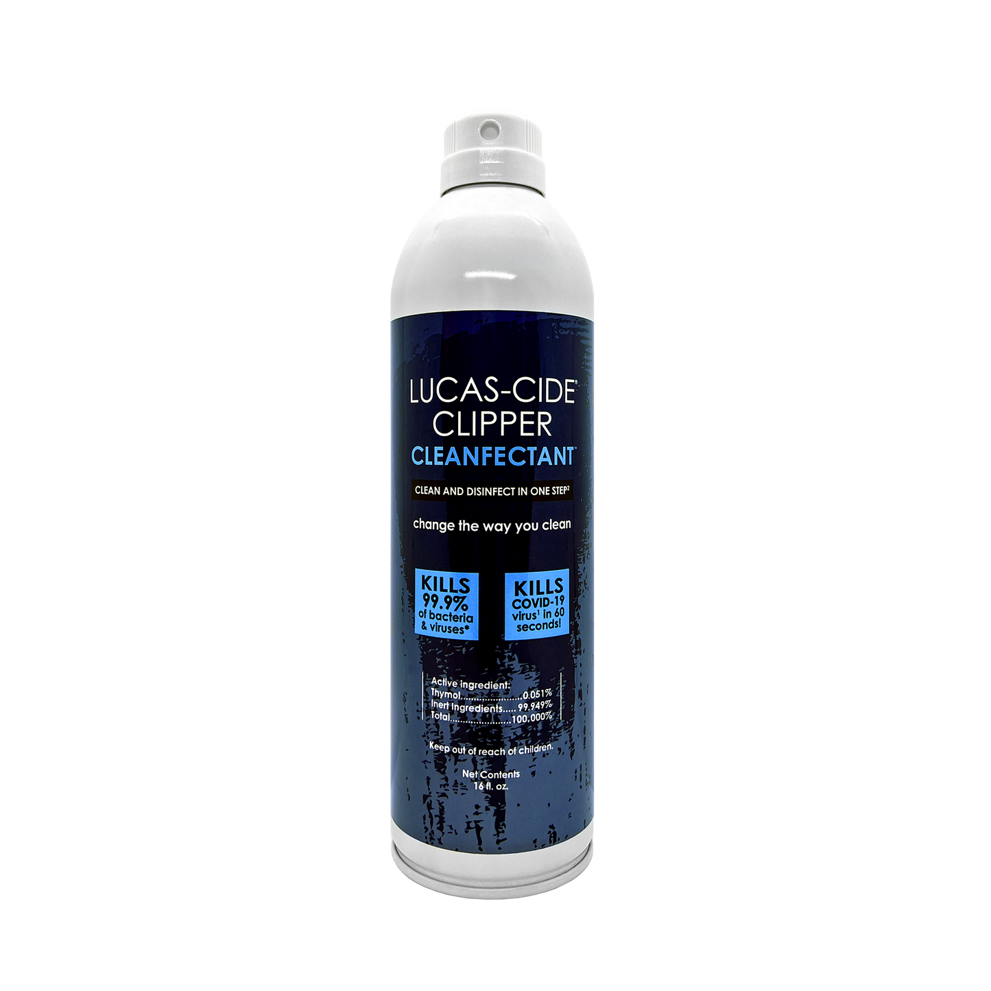 LUCAS-CIDE Clipper Cleanfectant Spray - 16 oz.