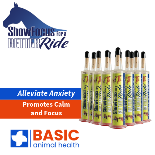 ShowFocus for a BetterRide Gel Supplement for Horses