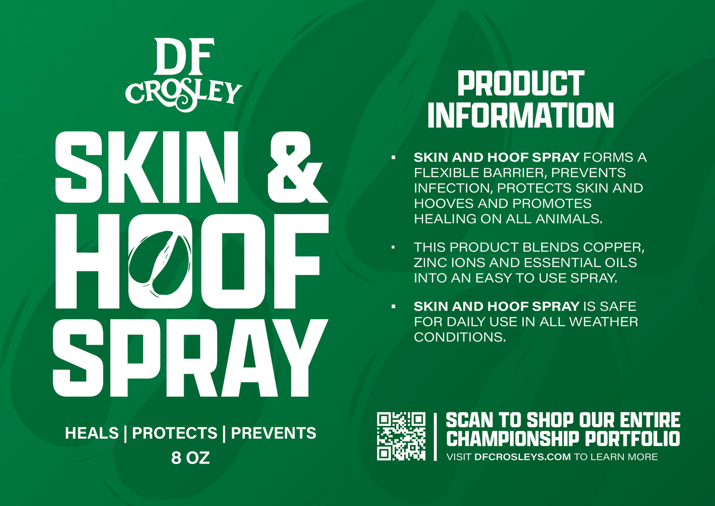 DF Crosley Skin & Hoof Spray for Sheep & Goats - 8 oz.